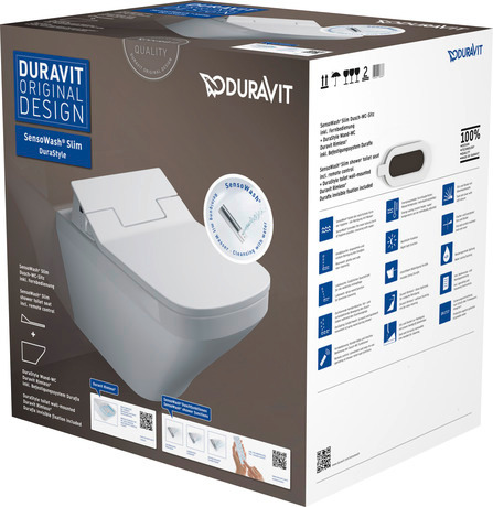 SensoWash® Slim - Toilet set wall-mounted