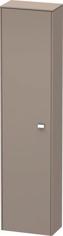 Tall cabinet, BR1320L1043 Hinge position: Left, Basalte Matt, Decor, Handle Chrome