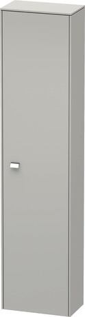 Tall cabinet, BR1320R1007 Hinge position: Right, Concrete grey Matt, Decor, Handle Chrome