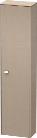 Tall cabinet, BR1320R1075 Hinge position: Right, Linen Matt, Decor, Handle Chrome