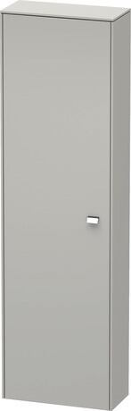 Tall cabinet, BR1321L1007 Hinge position: Left, Concrete grey Matt, Decor, Handle Chrome