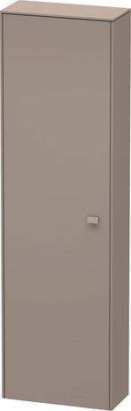 Tall cabinet, BR1321L4343 Hinge position: Left, Basalte Matt, Decor, Handle Basalte