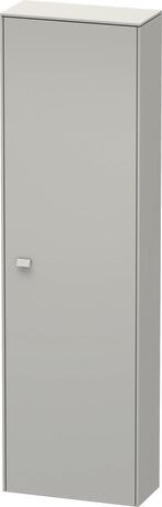 Tall cabinet, BR1321R0707 Hinge position: Right, Concrete grey Matt, Decor, Handle Concrete grey