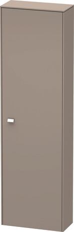 Tall cabinet, BR1321R1043 Hinge position: Right, Basalte Matt, Decor, Handle Chrome