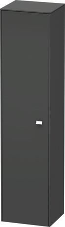 Tall cabinet, BR1330L1049 Hinge position: Left, Graphite Matt, Decor, Handle Chrome