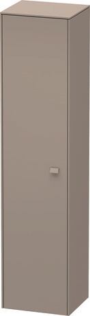 Tall cabinet, BR1330L4343 Hinge position: Left, Basalte Matt, Decor, Handle Basalte