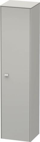 Tall cabinet, BR1330R0707 Hinge position: Right, Concrete grey Matt, Decor, Handle Concrete grey