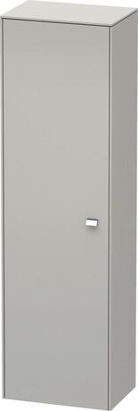 Tall cabinet, BR1331L1007 Hinge position: Left, Concrete grey Matt, Decor, Handle Chrome