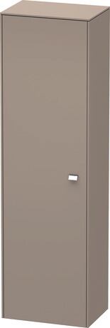 Tall cabinet, BR1331L1043 Hinge position: Left, Basalte Matt, Decor, Handle Chrome