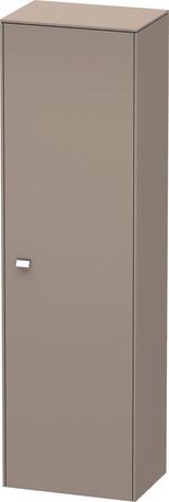 Tall cabinet, BR1331R1043 Hinge position: Right, Basalte Matt, Decor, Handle Chrome