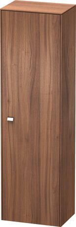 Tall cabinet, BR1331R1079 Hinge position: Right, Walnut Matt, Decor, Handle Chrome