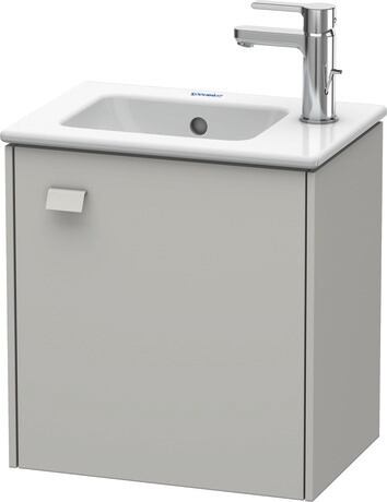 Vanity unit wall-mounted, BR4000R0707 Concrete grey Matt, Decor, Handle Concrete grey