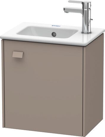 Vanity unit wall-mounted, BR4000R4343 Basalte Matt, Decor, Handle Basalte