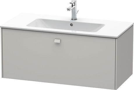 Vanity unit wall-mounted, BR400300707 Concrete grey Matt, Decor, Handle Concrete grey