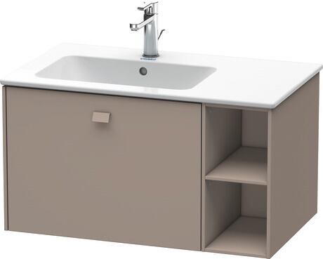 Vanity unit wall-mounted, BR401204343 Basalte Matt, Decor, Handle Basalte