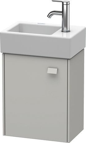 Vanity unit wall-mounted, BR4049L0707 Concrete grey Matt, Decor, Handle Concrete grey