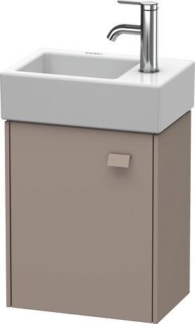 Vanity unit wall-mounted, BR4049L4343 Basalte Matt, Decor, Handle Basalte