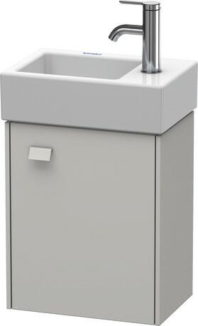 Vanity unit wall-mounted, BR4049R0707 Concrete grey Matt, Decor, Handle Concrete grey