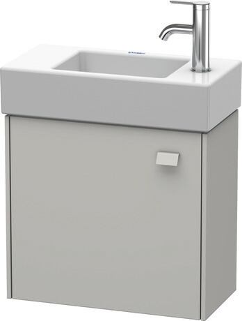 Vanity unit wall-mounted, BR4051L0707 Concrete grey Matt, Decor, Handle Concrete grey