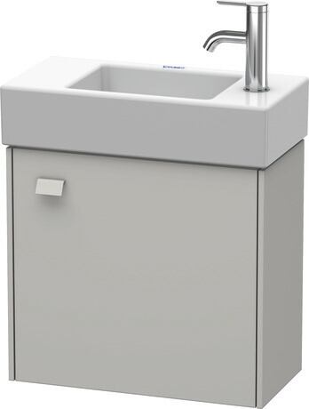 Vanity unit wall-mounted, BR4051R0707 Concrete grey Matt, Decor, Handle Concrete grey