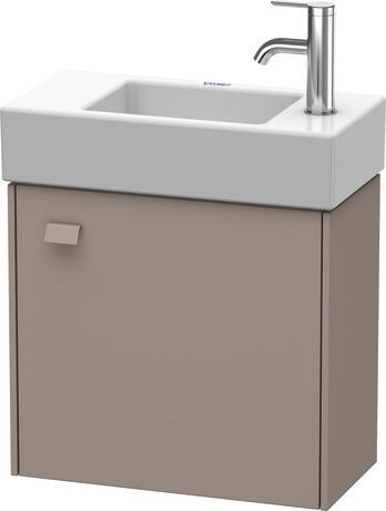 Vanity unit wall-mounted, BR4051R4343 Basalte Matt, Decor, Handle Basalte