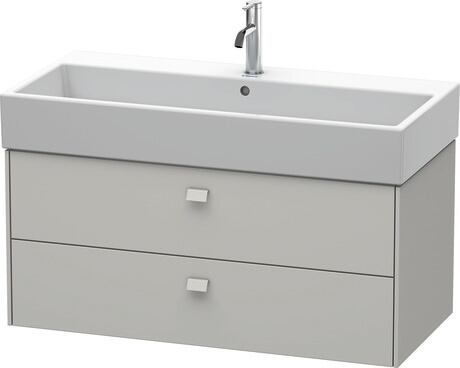 Vanity unit wall-mounted, BR415600707 Concrete grey Matt, Decor, Handle Concrete grey