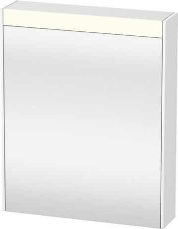 Mirror cabinet, BR7101L18180000 White, Hinge position: Left, Socket: Integrated, Number of sockets: 1, plug socket type: F, Energy efficiency class D