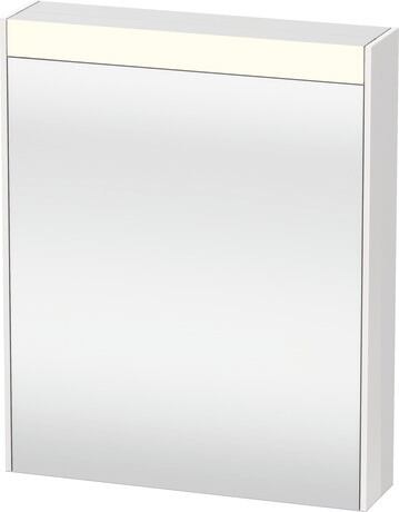 Mirror cabinet, BR7101L22220000 White, Hinge position: Left, Socket: Integrated, Number of sockets: 1, plug socket type: F, Energy efficiency class D