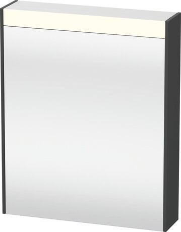 Mirror cabinet, BR7101L49490000 Graphite, Hinge position: Left, Socket: Integrated, Number of sockets: 1, plug socket type: F, Energy efficiency class D