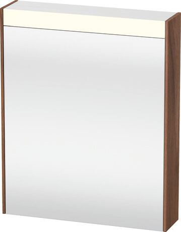 Mirror cabinet, BR7101L79790000 Walnut, Hinge position: Left, Socket: Integrated, Number of sockets: 1, plug socket type: F, Energy efficiency class D