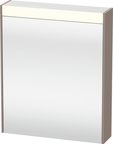 Mirror cabinet, BR7101R43430000 Basalte, Hinge position: Right, Socket: Integrated, Number of sockets: 1, plug socket type: F, Energy efficiency class D