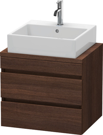 Mueble bajo lavabo para encimera, DS530505353 Castaño oscuro Mate Decoración