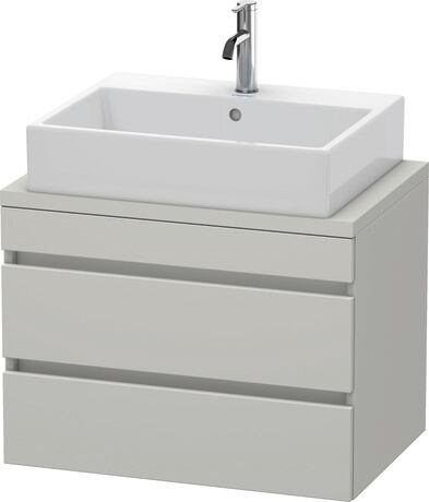 Console vanity unit wall-mounted, DS530600707 Concrete grey Matt, Decor