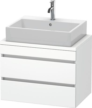 Console vanity unit wall-mounted, DS530601818 White Matt, Decor