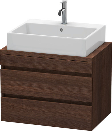 Mueble bajo lavabo para encimera, DS530605353 Castaño oscuro Mate Decoración