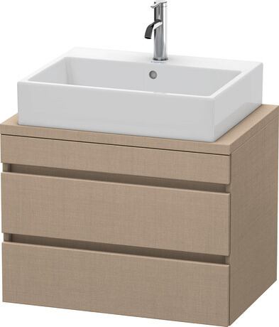 Console vanity unit wall-mounted, DS530607575 Linen Matt, Decor