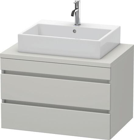 Console vanity unit wall-mounted, DS531700707 Concrete grey Matt, Decor