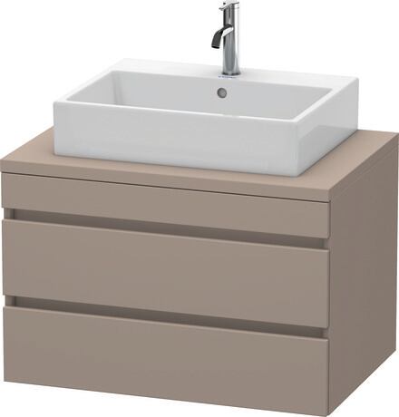 Console vanity unit wall-mounted, DS531704343 Basalte Matt, Decor