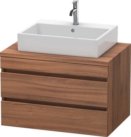 Console vanity unit wall-mounted, DS531707979 Walnut Matt, Decor