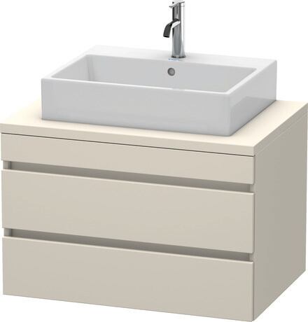 Console vanity unit wall-mounted, DS531709191 taupe Matt, Decor