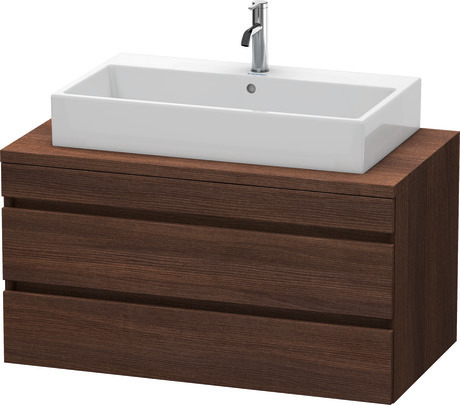 Mueble bajo lavabo para encimera, DS531905353 Castaño oscuro Mate Decoración