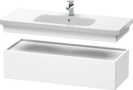 Szafka dolna do konsoli, DS628301818 Biały szkło matowe Dekor