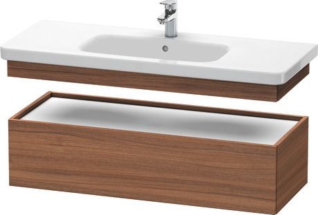 Szafka dolna do konsoli, DS628307979 Orzech szkło matowe Dekor