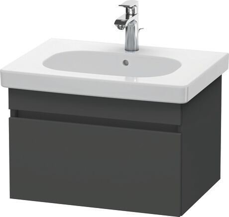 Vanity unit wall-mounted, DS638304949 Graphite Matt, Decor