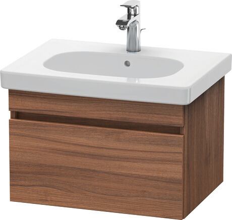 Vanity unit wall-mounted, DS638307979 Walnut Matt, Decor