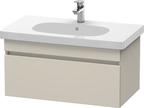 Vanity unit wall-mounted, DS638409191 taupe Matt, Decor