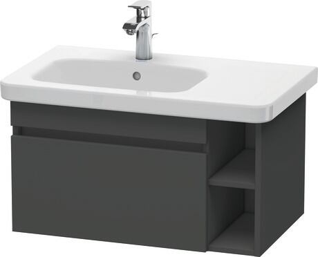 Vanity unit wall-mounted, DS639404949 Graphite Matt, Decor