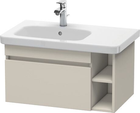 Vanity unit wall-mounted, DS639409191 taupe Matt, Decor