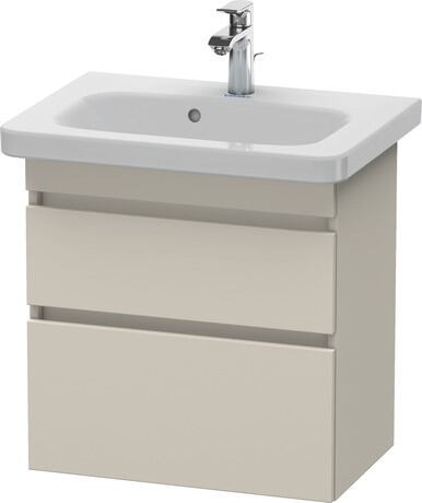 Vanity unit wall-mounted, DS647909191 taupe Matt, Decor