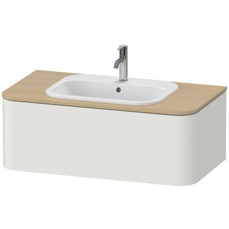 Szafka podumywalkowa do konsoli, HP495103939 Biały (Nordic) Półmat Lakier
